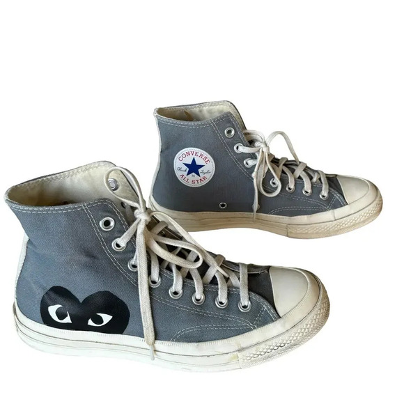 Comme des Garcons Play x Converse Chuck Taylor Sneakers Men Size 7 Women Size 9 - Picture 2 of 8